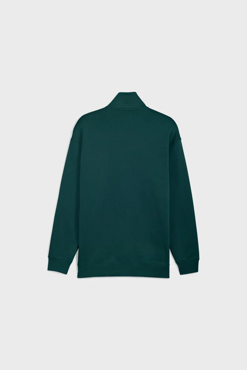 Мужская зеленая спортивная кофта PUMA Class Half Zip Sweater Men 5