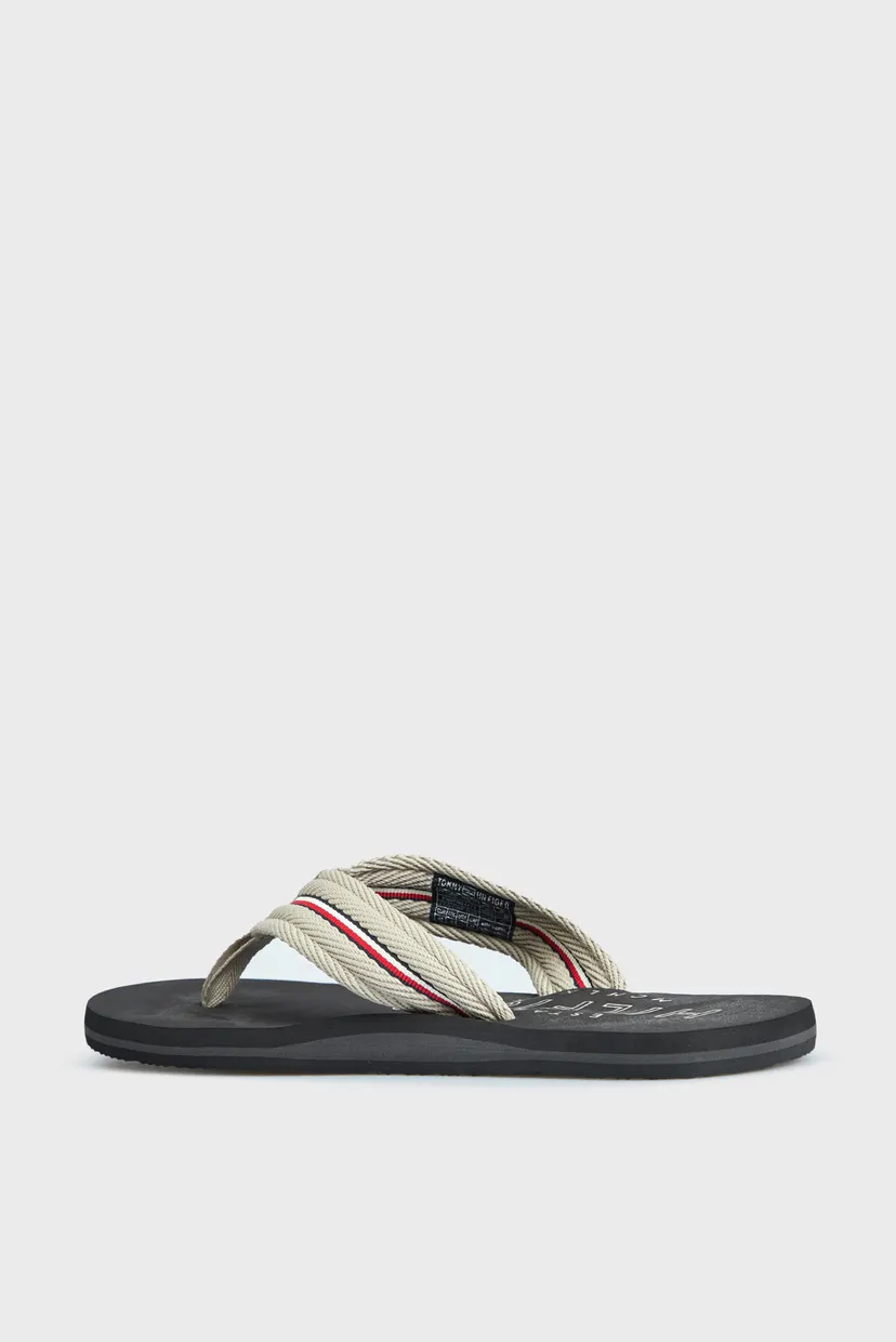 Мужские бежевые вьетнамки CORPORATE HILFIGER BEACH SANDAL 5