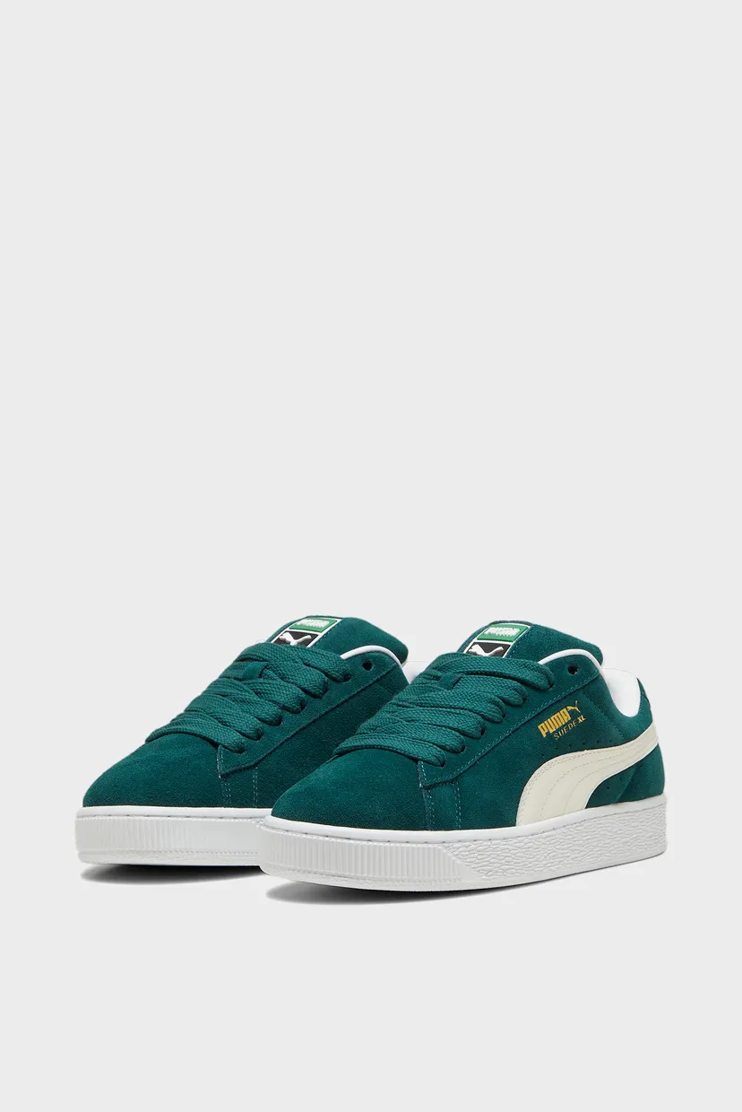 Зеленые замшевые сникерсы Suede XL Sneakers 3