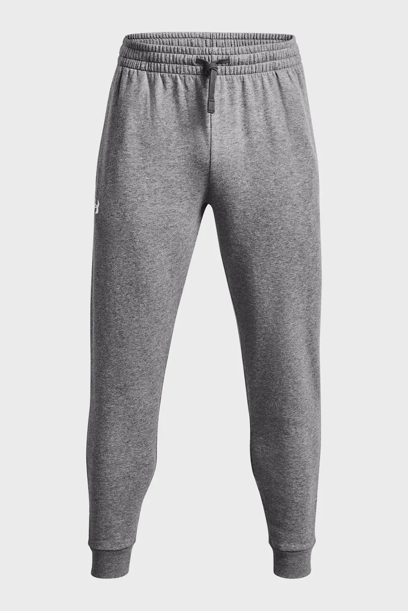 Мужские серые спортивные брюки UA Rival Fleece Joggers 5