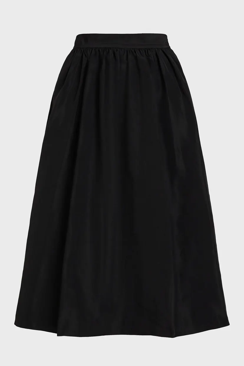 Женская черная юбка VOLUMINOUS SKIRT 5