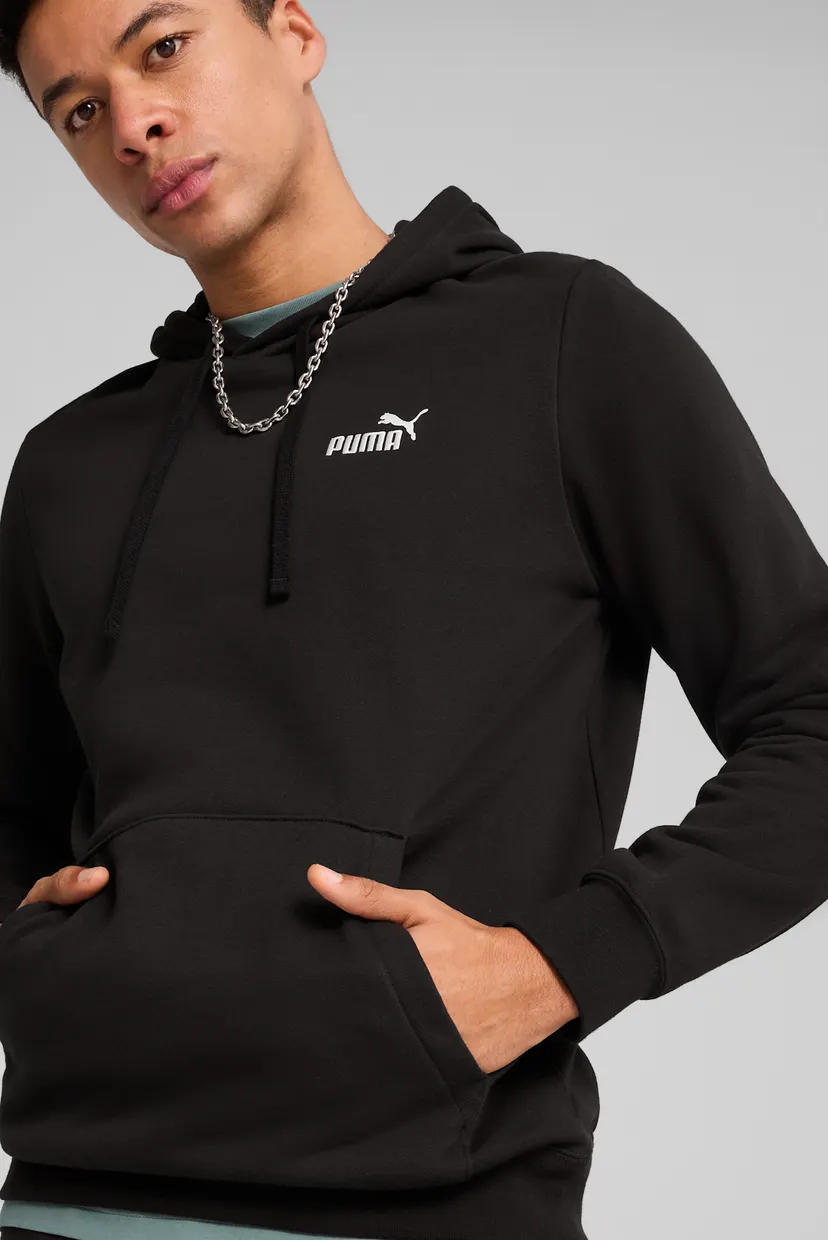 Чоловіче чорне худі Essentials Small No. 1 Logo Hoodie Men 4