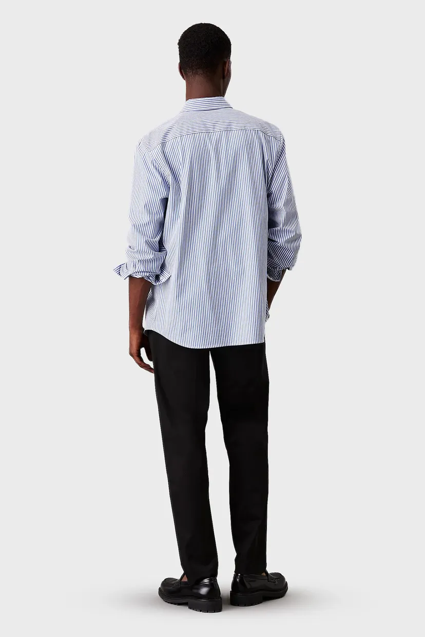Мужские черные брюки TAPERED PLEAT 3