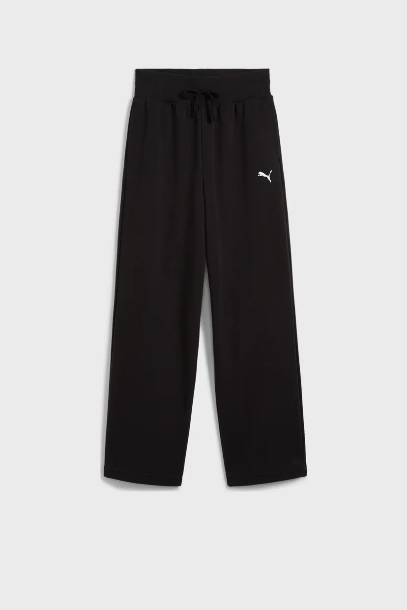 Дитячі чорні спортивні штани Wardrobe Essentials Relaxed Wide Leg Sweatpants Youth 4