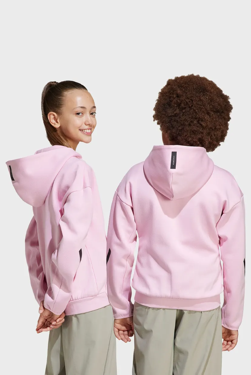Детское пудровое худи adidas Z.N.E. Full-Zip Kids 3