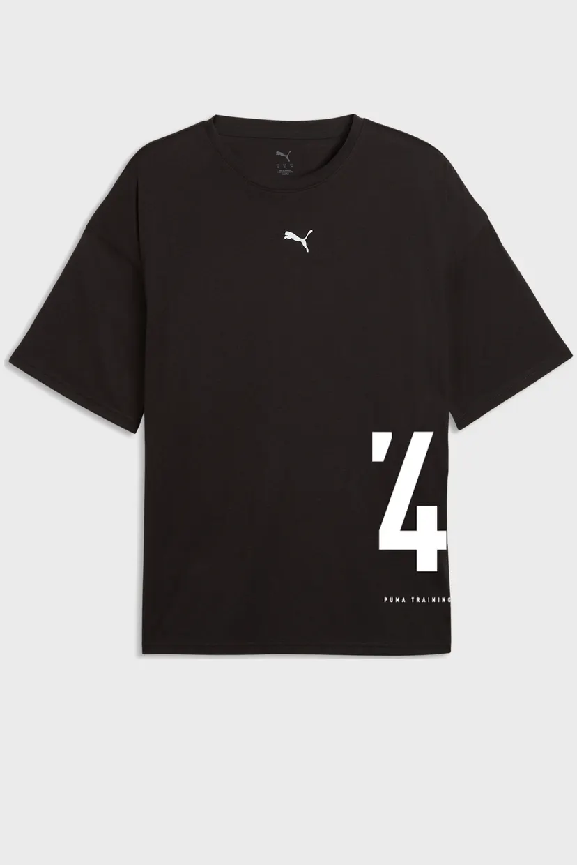 Чоловіча чорна футболка Graphics Training Tee Oversized Men 4