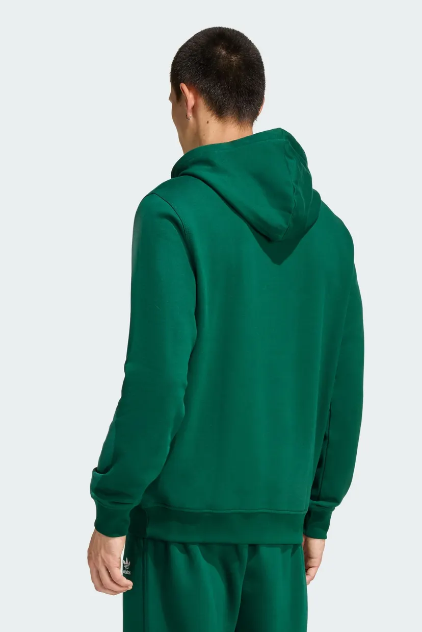 Чоловіче зелене худі Trefoil Essentials French Terry 3