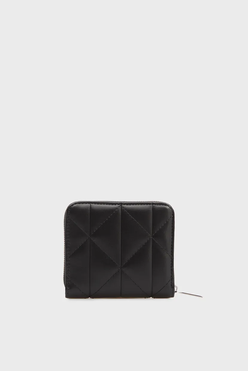 Жіночий чорний гаманець QUILTED 4