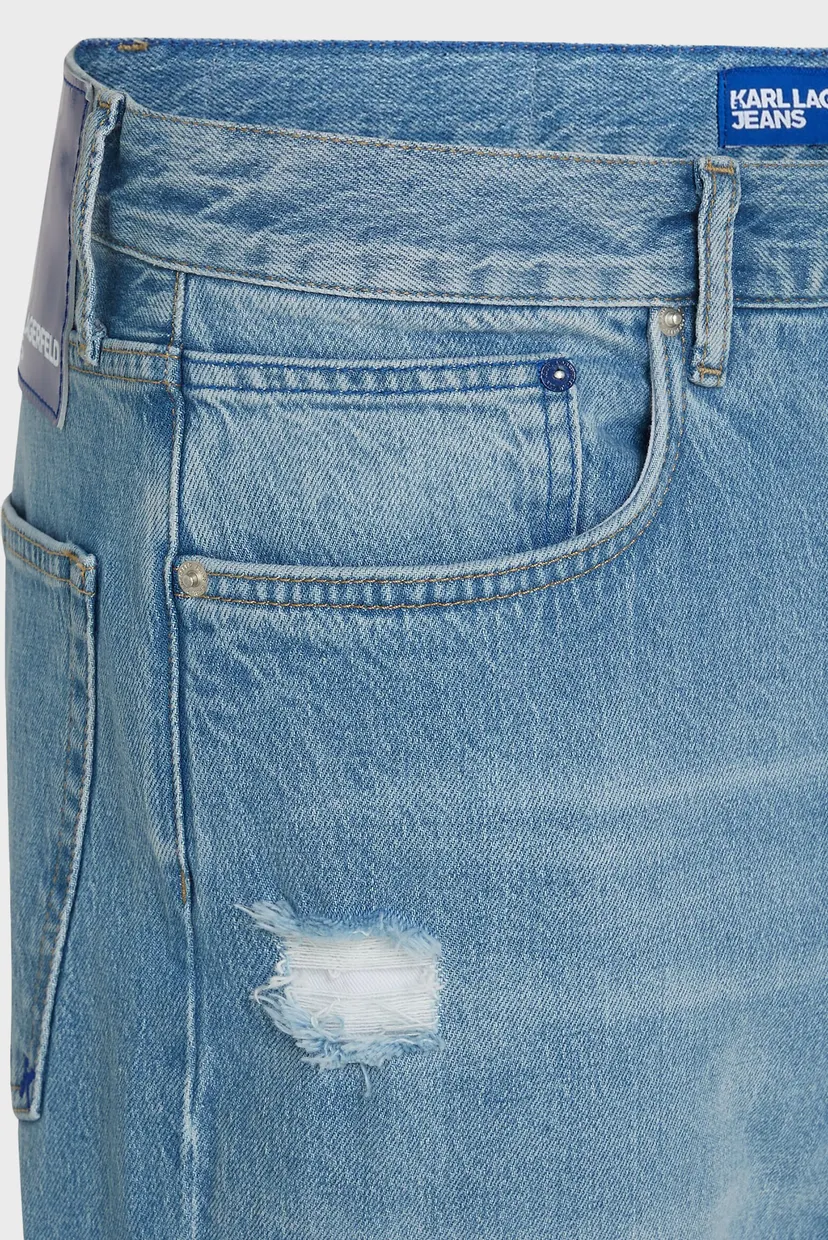 Мужские голубые джинсы KLJ TAPERED DENIM 5