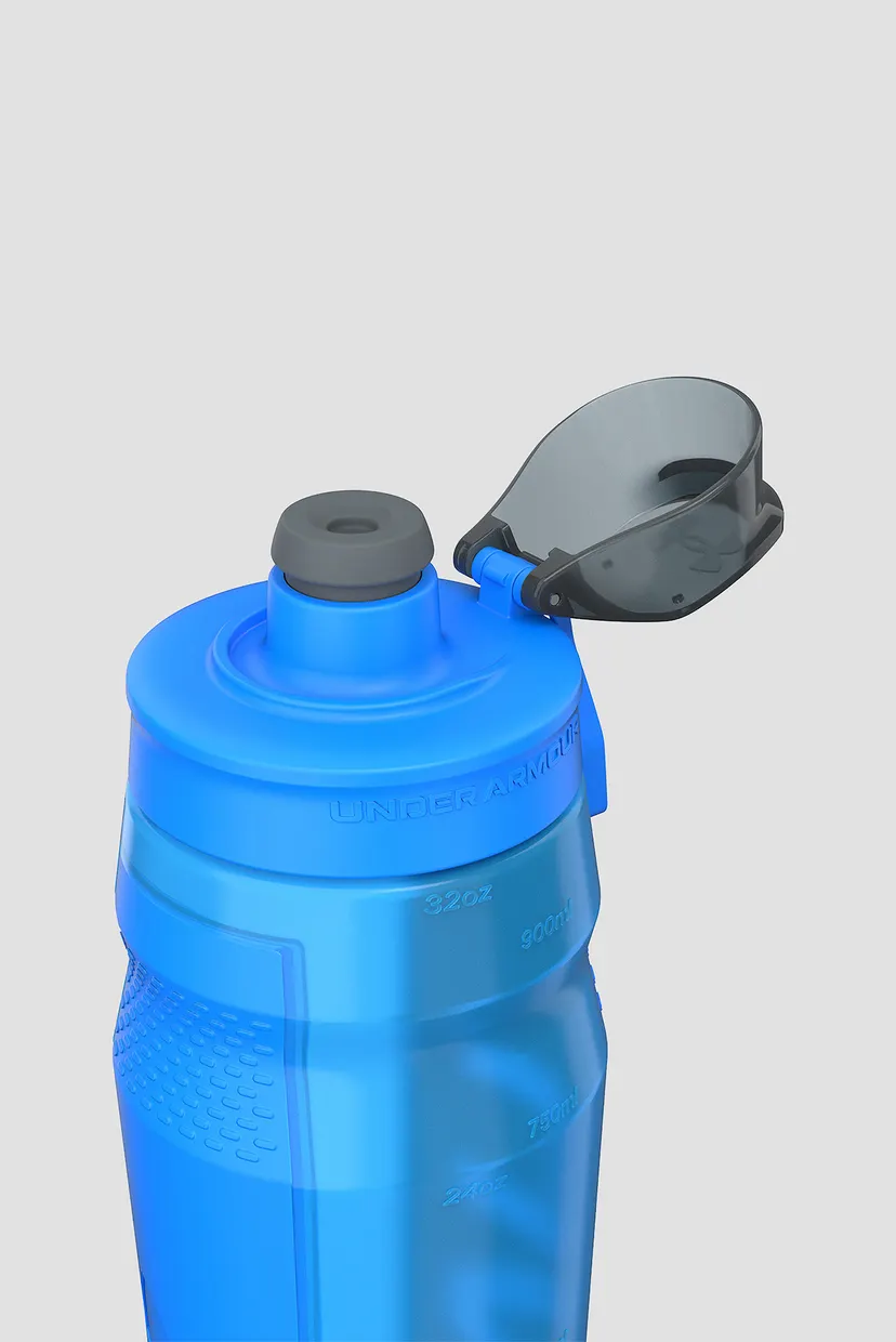 Блакитна пляшка для води UA 32oz Playmaker Squeeze Electric Blue 950ML 3