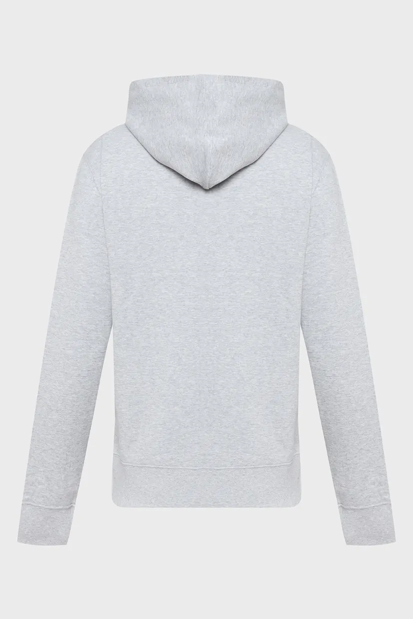 Чоловіче сіре худі EMBOSSED LOGO HOODIE 5