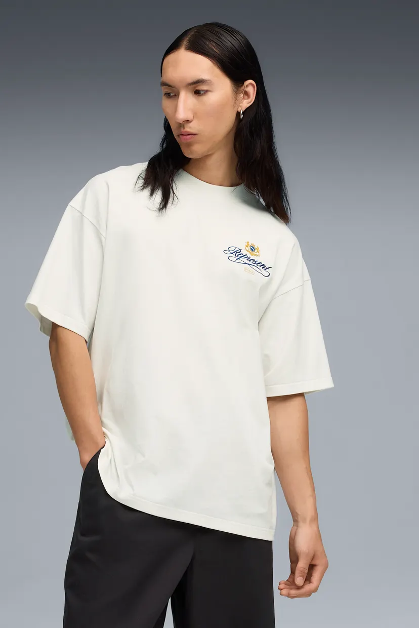 Мужская белая футболка PUMA x REPRESENT Graphic Tee Men 3