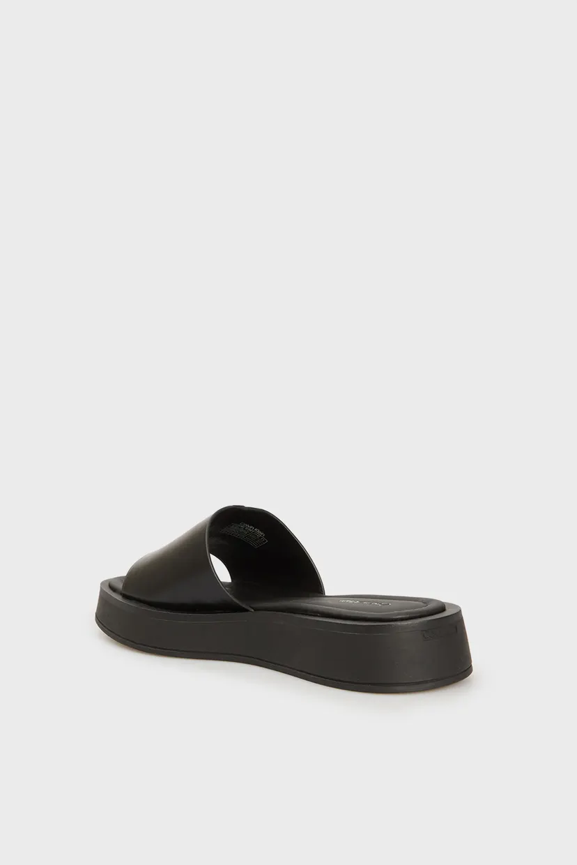 Жіночі чорні слайдери FLATFORM SLIDE W/CK HW - LT 5