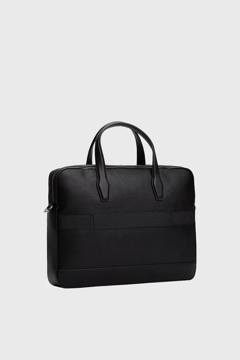 Чоловіча чорна сумка для ноутбука CENTRAL SLIM COMPUTER BAG 4
