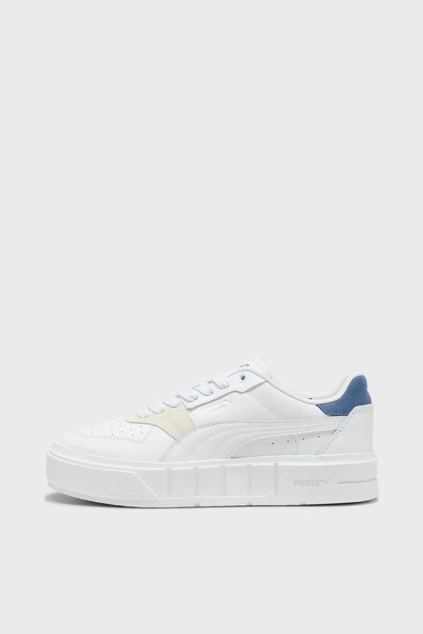Женские белые кожаные сникерсы Cali Court Match Sneakers Women 3