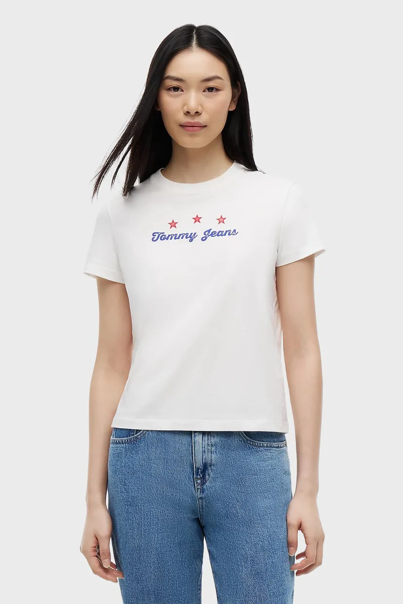 Жіноча біла футболка REG NOVELTY STAR TEE 3