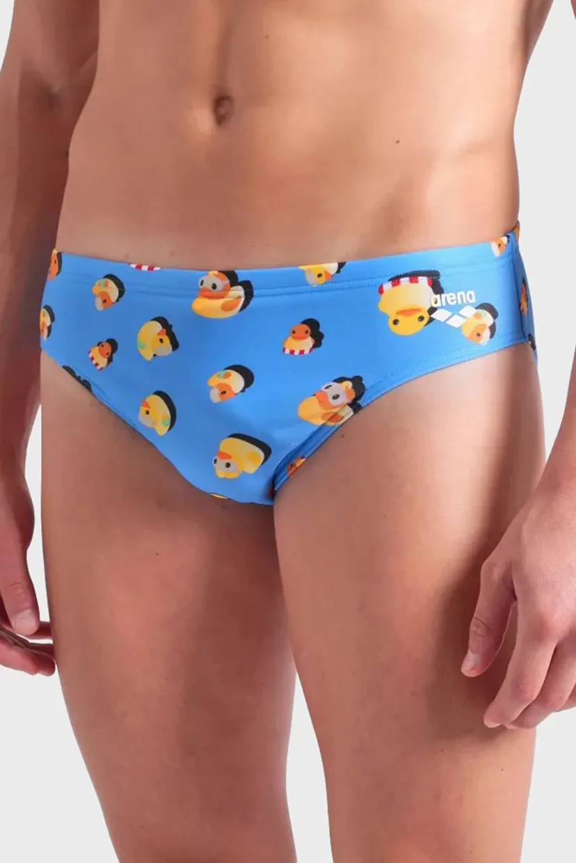 Чоловічі блакитні плавки з візерунком MENS ARENA DUCKS SWIM BRIEFS 3