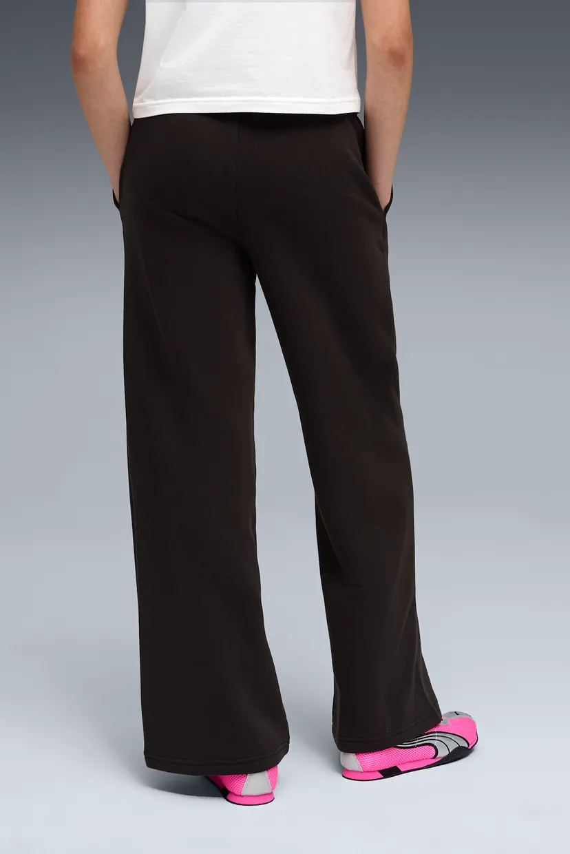 Детские черные спортивные брюки Essentials Wide Leg Pants Youth 3
