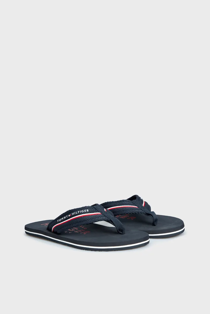 Чоловічі темно-сині в'єтнамки CORPORATE HILFIGER BEACH SANDAL 3