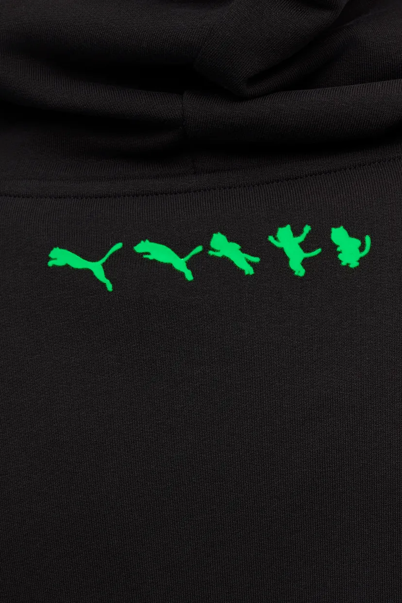 Мужское черное худи PUMA x RIPNDIP Boxy Tee Hoodie Men 5