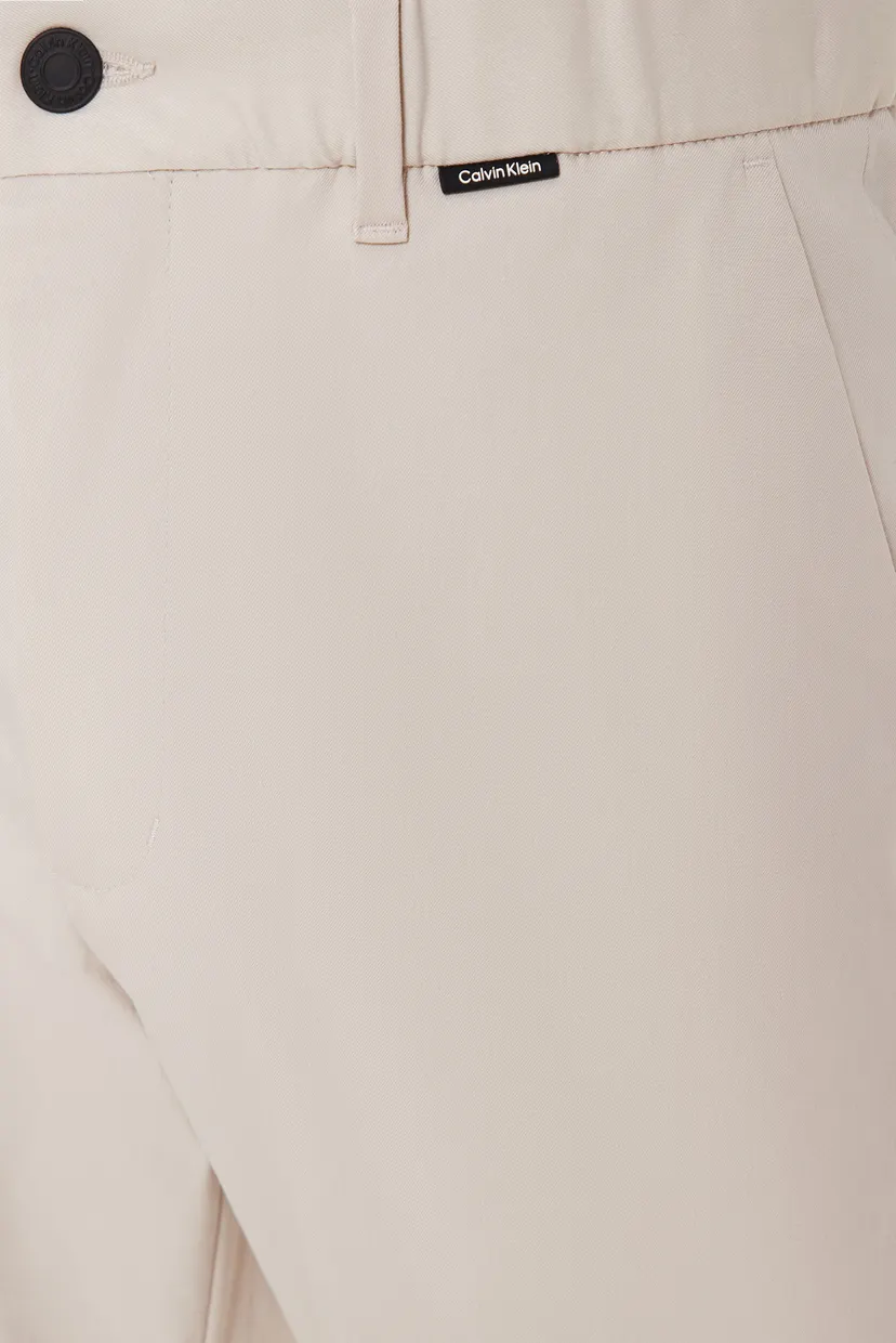 Мужские белые брюки TECH COTTON STRETCH TAPERED PANT 3