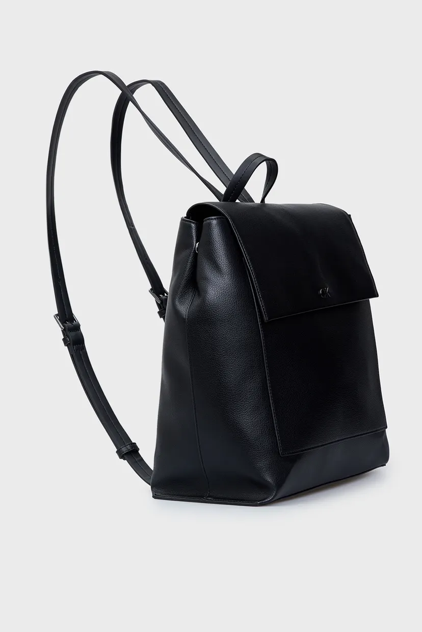 Женский черный рюкзак CK DAILY BACKPACK PEBBLE 3