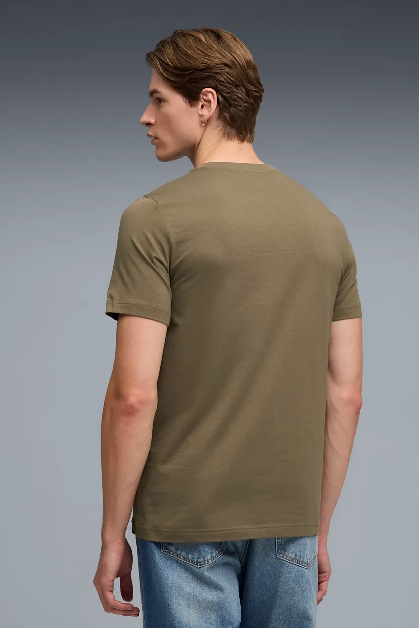 Чоловіча оливкова футболка Graphic Photoprint Tee Men 3