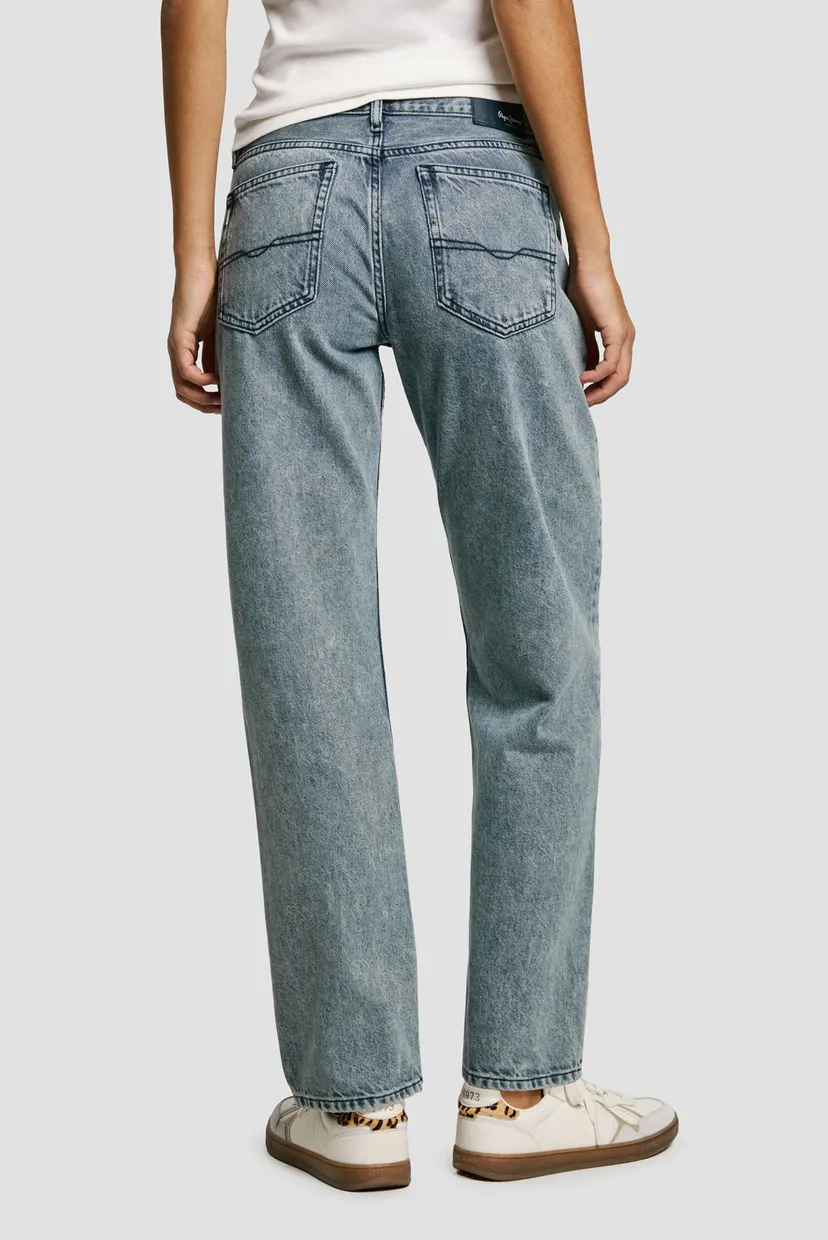 Жіночі блакитні джинси STRAIGHT JEANS LW INFUSED 3