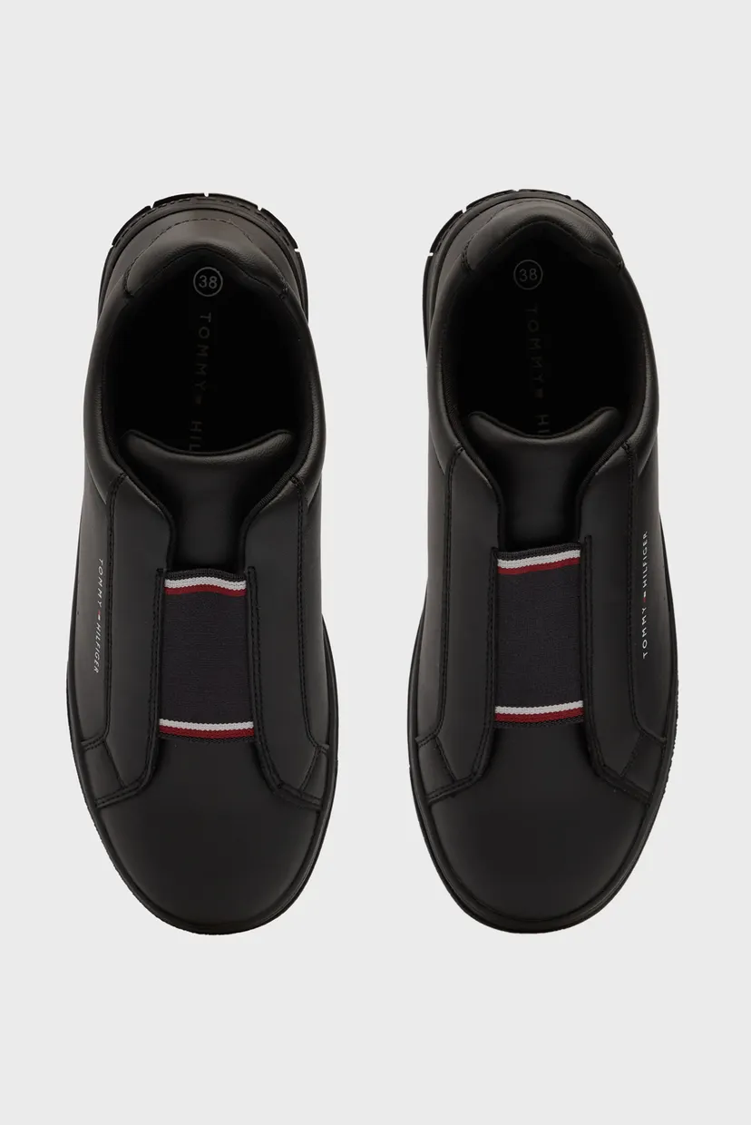 Дитячі чорні сліпони LOW 4