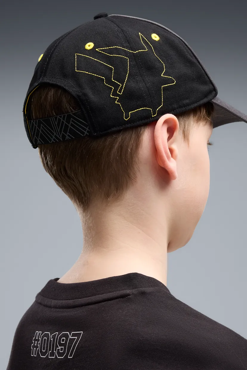 Детская черная кепка PUMA x POKEMON Dad Cap Youth 4