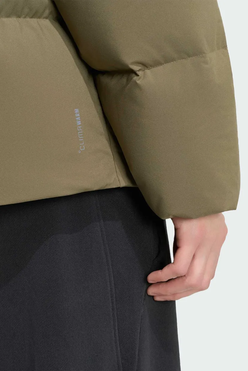 Чоловічий оливковий пуховик HELIONIC DOWN PUFFER HOODED 5