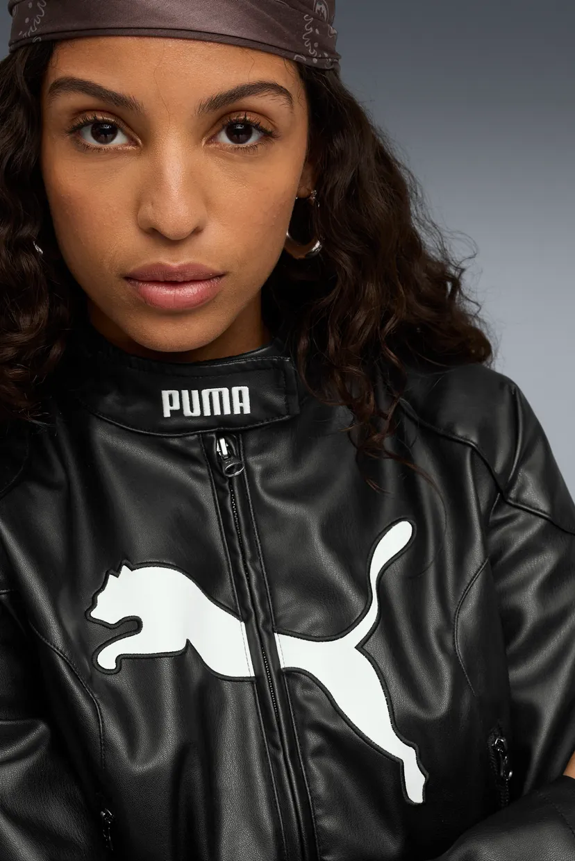Жіноча чорна куртка FUTURE.PUMA.ARCHIVE Racer Jacket Women 4