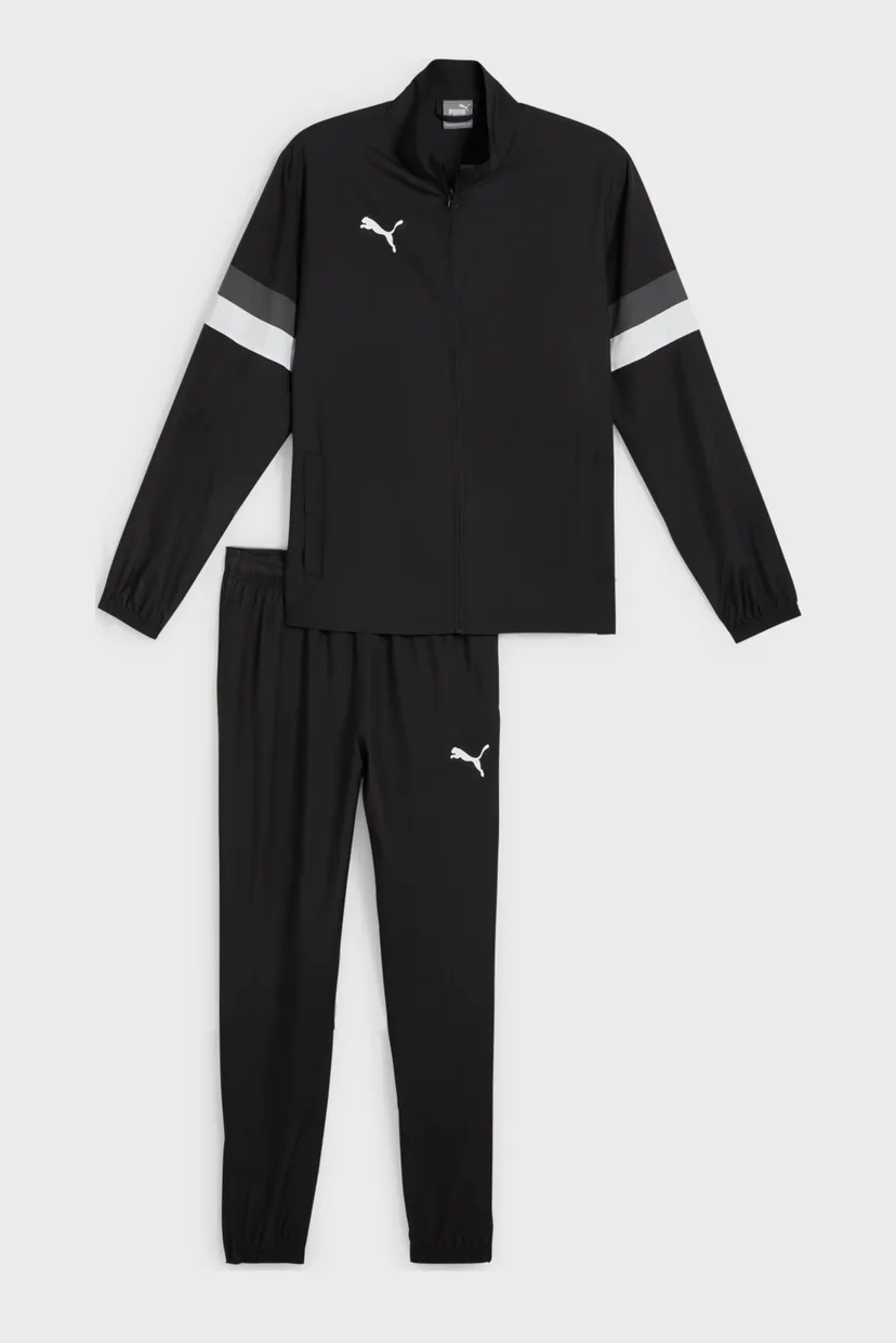 Мужской черный спортивный костюм (кофта, брюки) teamRISE Men's Football Tracksuit 6
