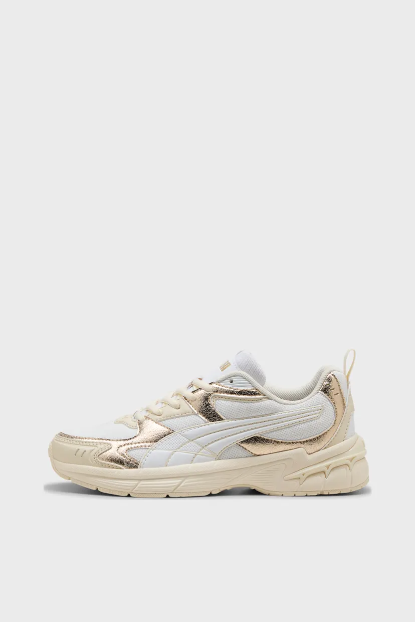 Жіночі бежеві кросівки Milenio Tech 2000 Metallic Whisper Sneakers Women 3