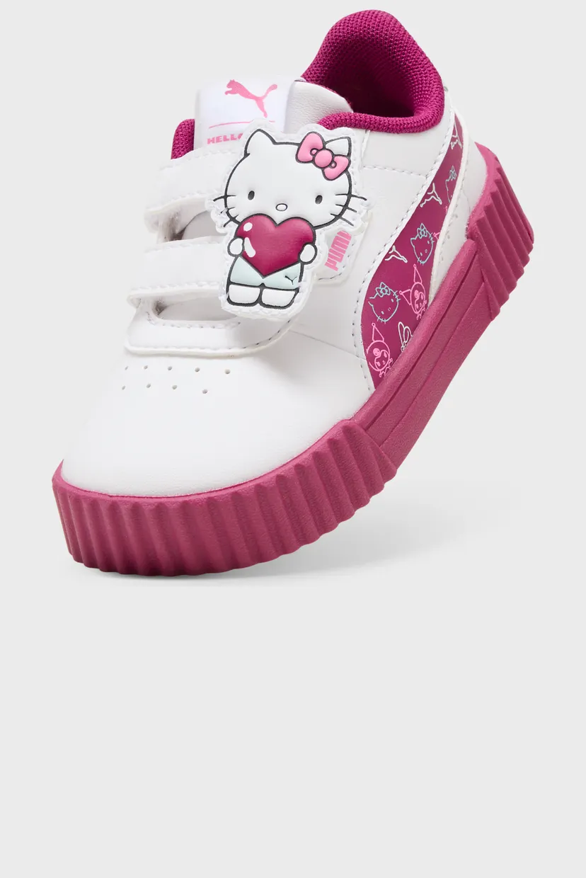 Детские белые сникерсы PUMA x HELLO KITTY AND FRIENDS Carina 3.0 Sneakers Toddlers 5