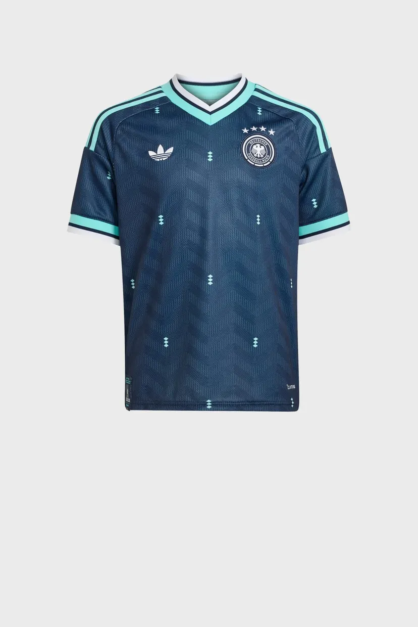 Дитяча синя футболка з візерунком Germany 26 Away Kids 5
