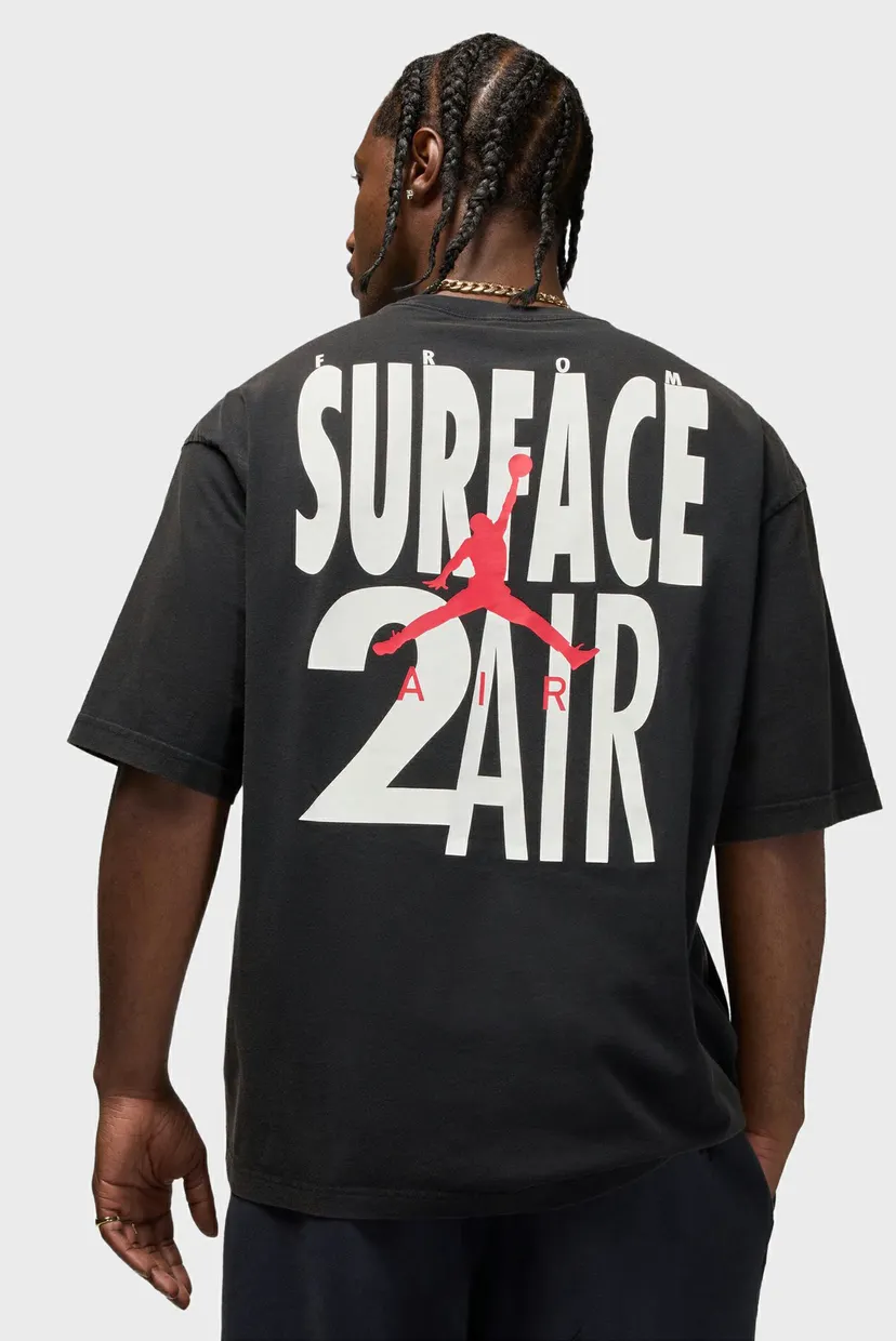 Мужская черная футболка M J BRK 2AIR REISSUE SS CRW Nike IF1804