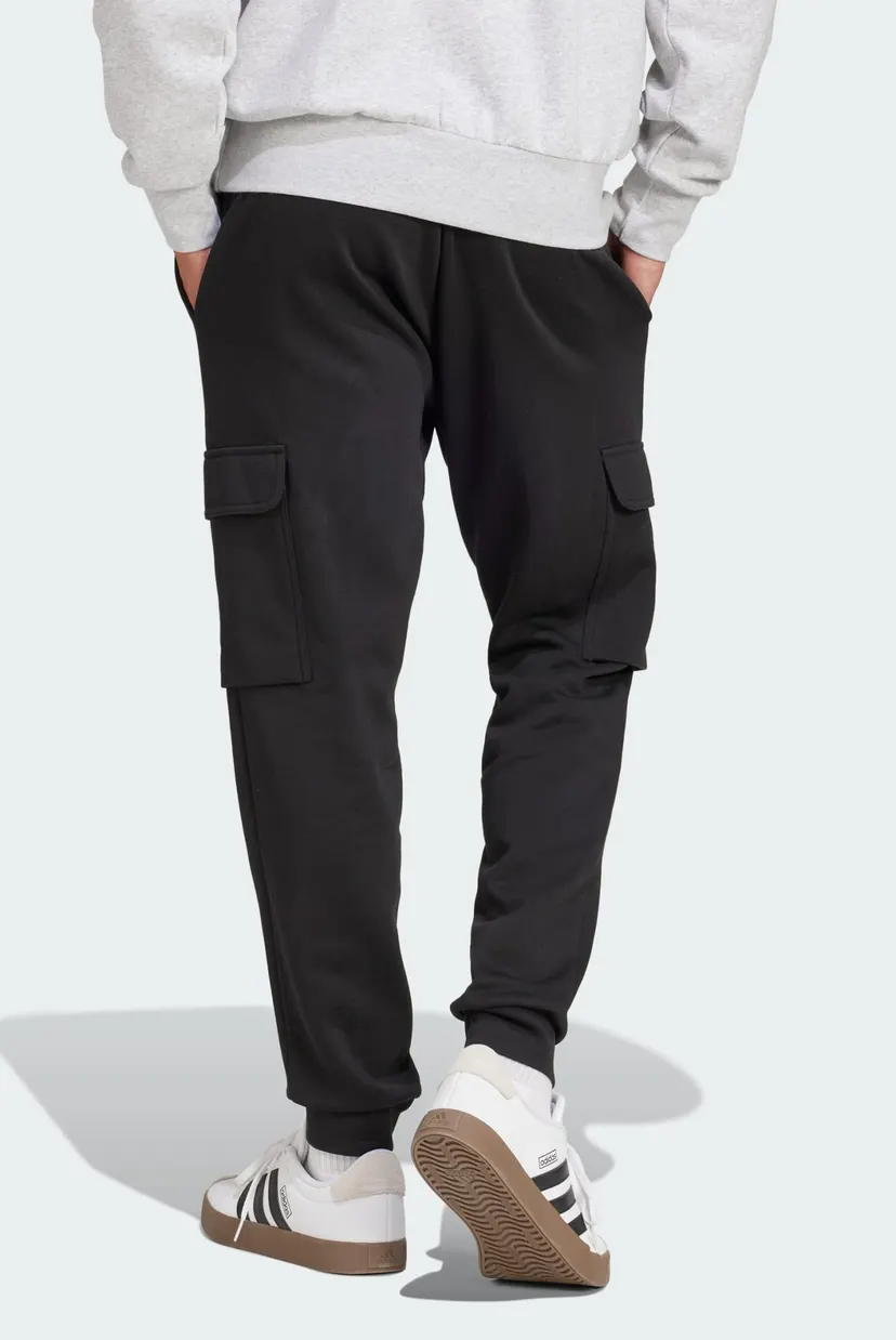 Мужские черные спортивные брюки Essentials Feelcozy Fleece Cargo 3