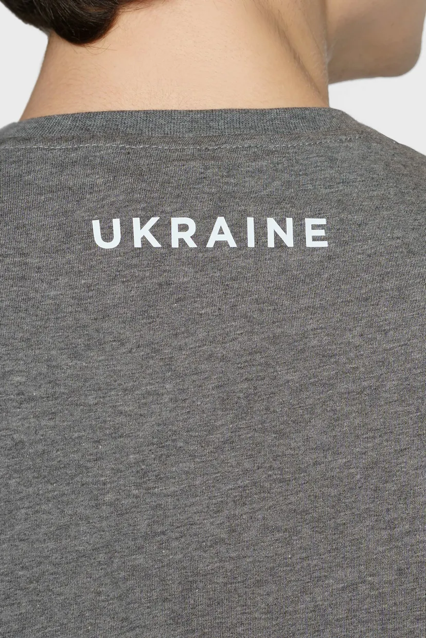 Чоловіча сіра футболка 5