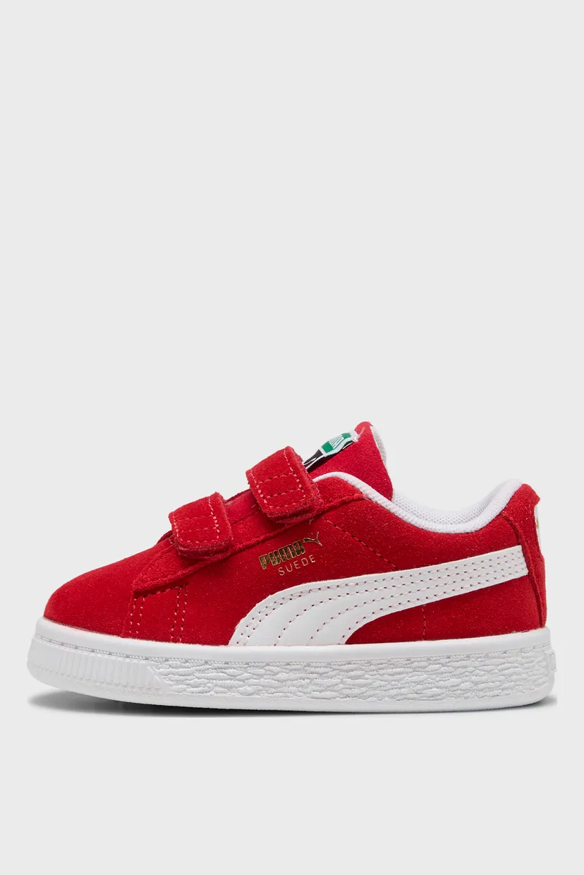 Детские красные замшевые сникерсы Suede Classic Sneakers Toddler 3