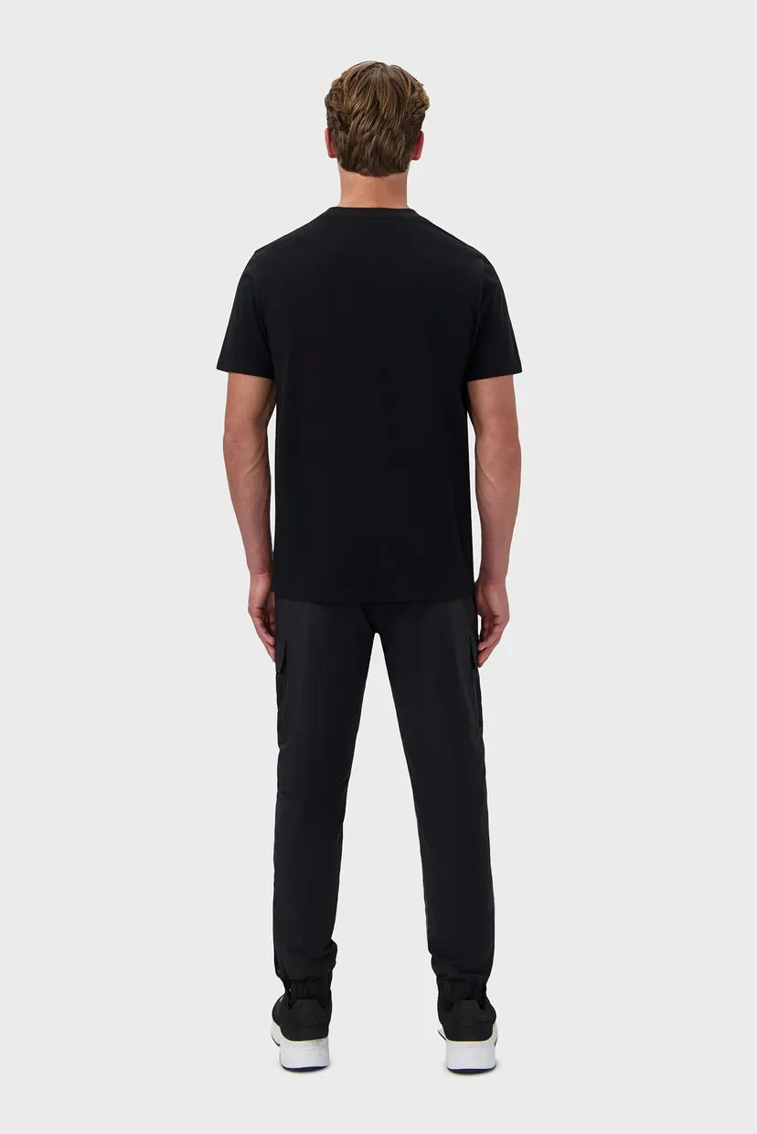 Чоловіча чорна футболка Monogram Embro Regular Fit T-Shirt 4