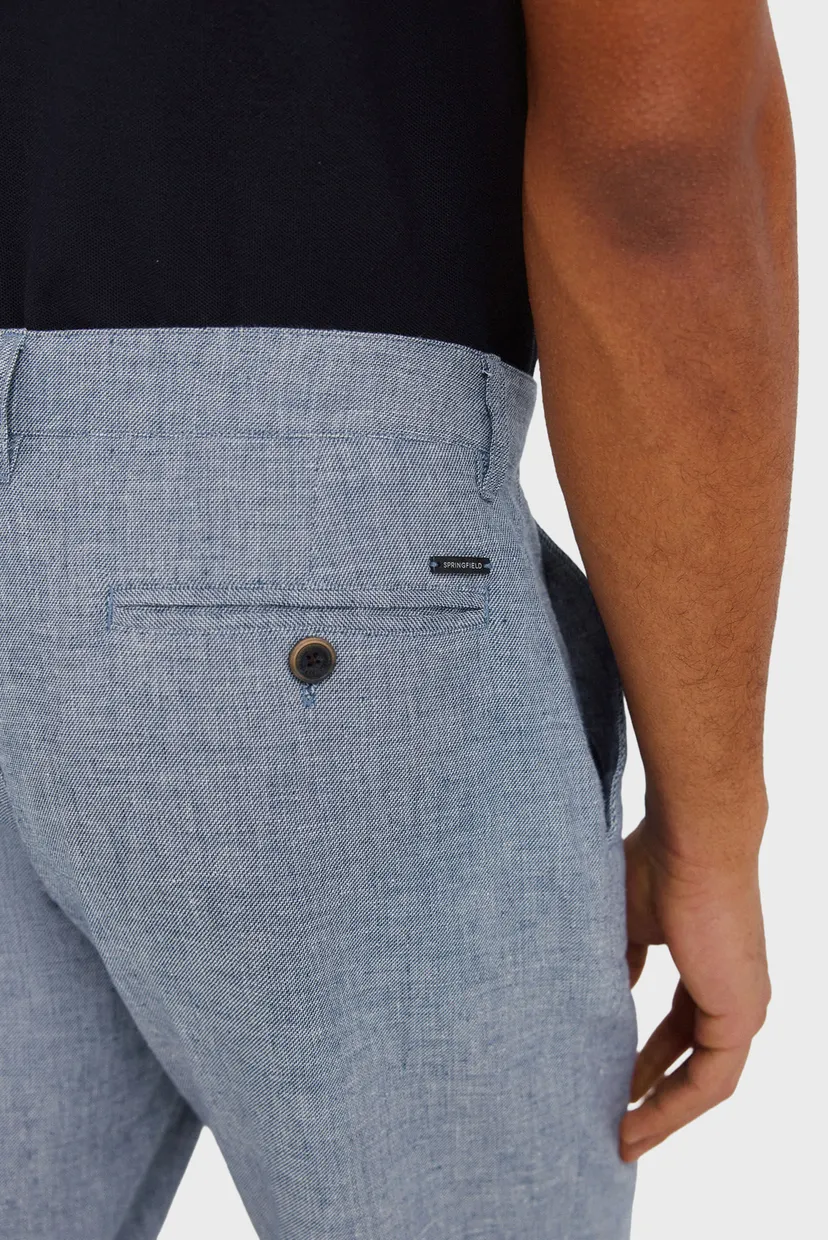 Мужские голубые шорты dobby comfort fit 6