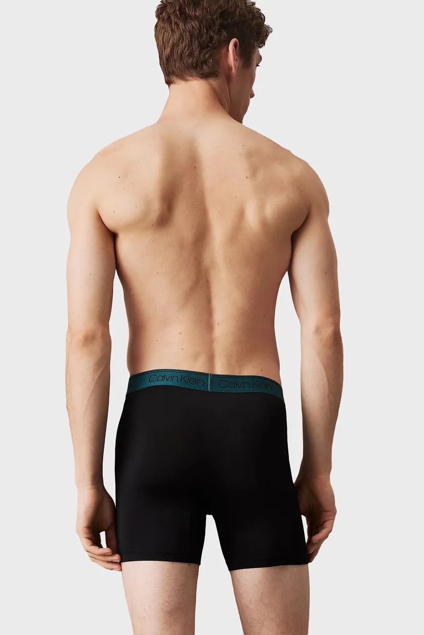 Мужские черные боксеры (3 шт) BOXER BRIEF 3