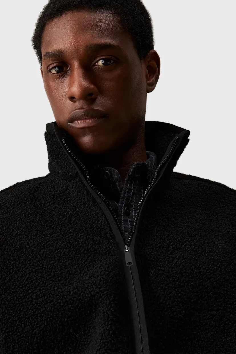 Чоловіча чорна спортивна кофта HALF ZIP SHERPA 4