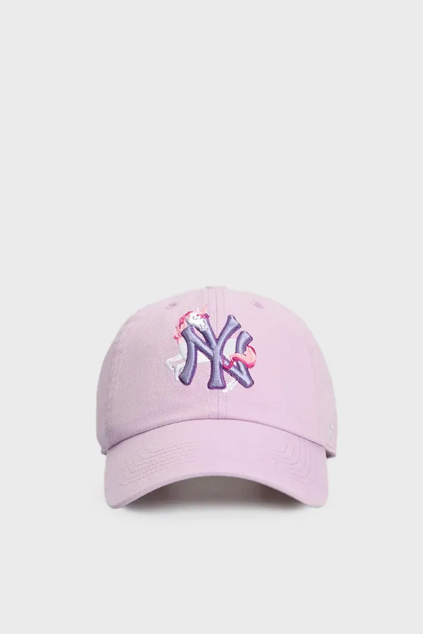 Детская сиреневая кепка 4