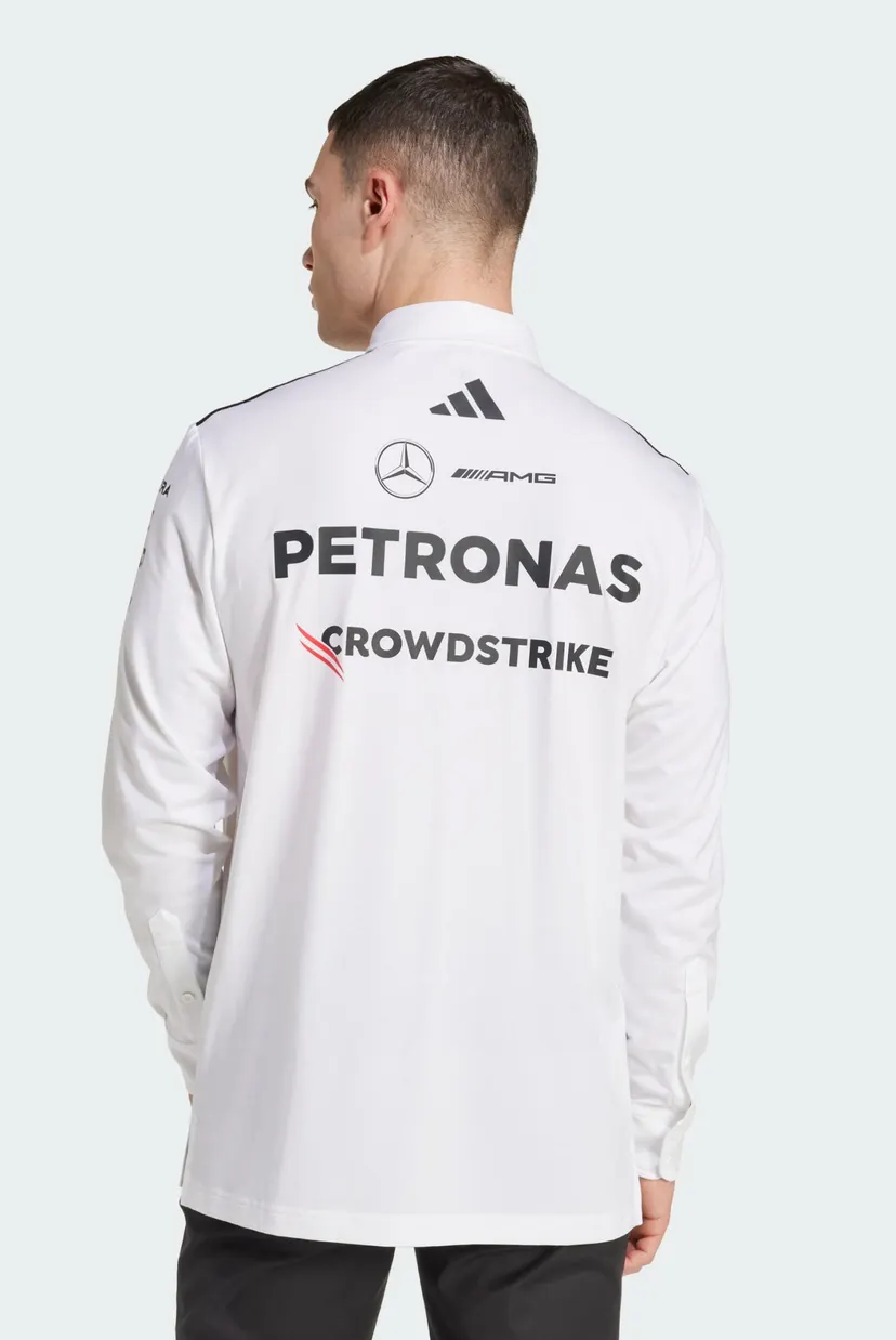 Чоловіче біле поло Mercedes - AMG Petronas Formula One Team 3