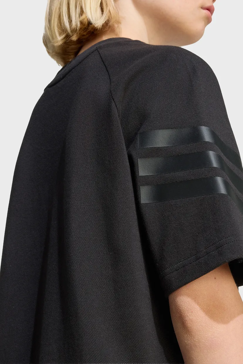 Дитяча чорна футболка FUTURE ICONS 3 STRIPES 6