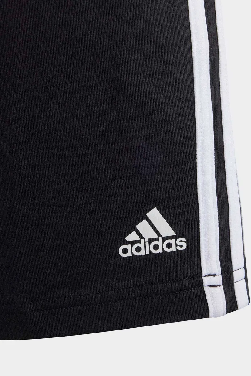 Дитячі чорні шорти Essentials 3-Stripes Knit 4