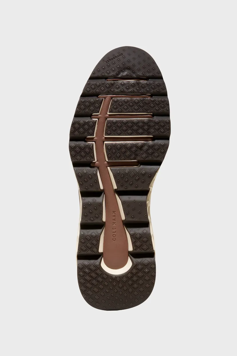 Мужские коричневые кожаные кроссовки 5.ZERØGRAND Wingtip Oxford 6