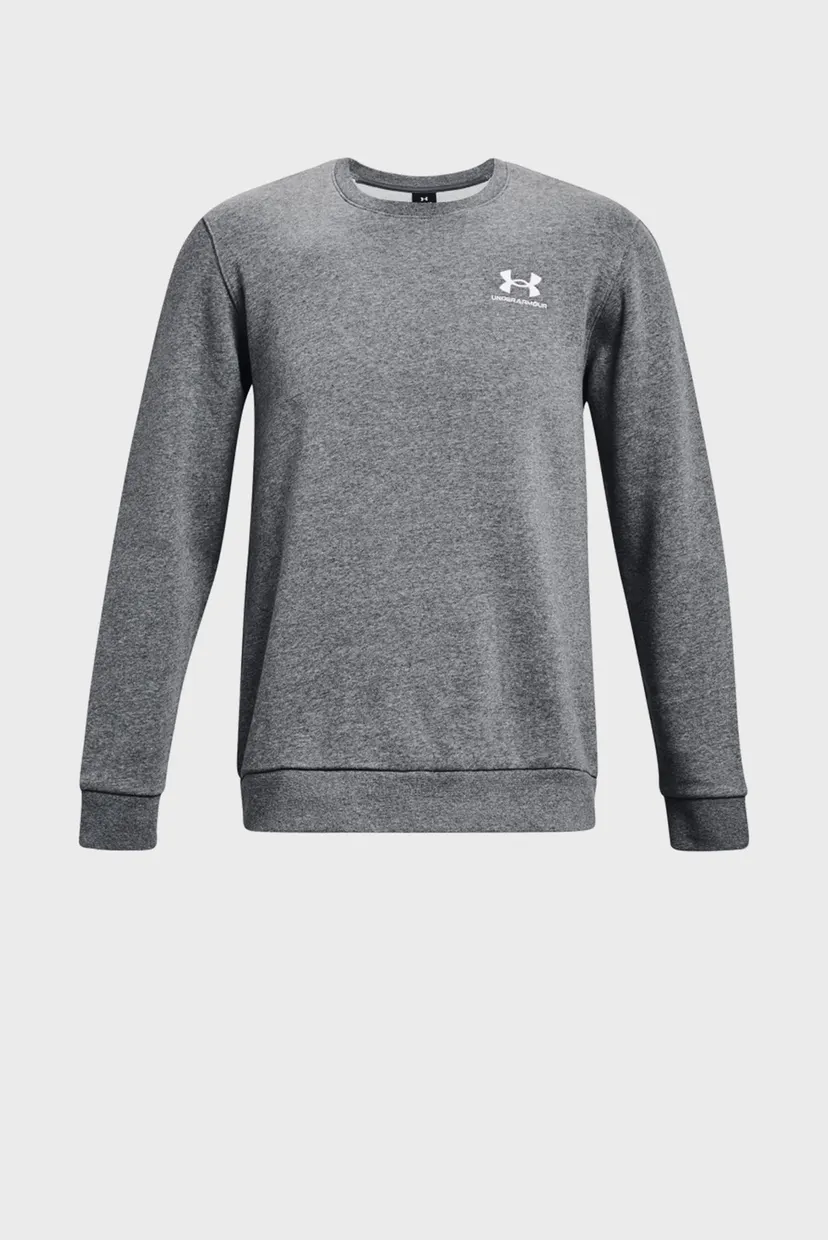 Мужской серый свитшот UA Essential Fleece Crew 5